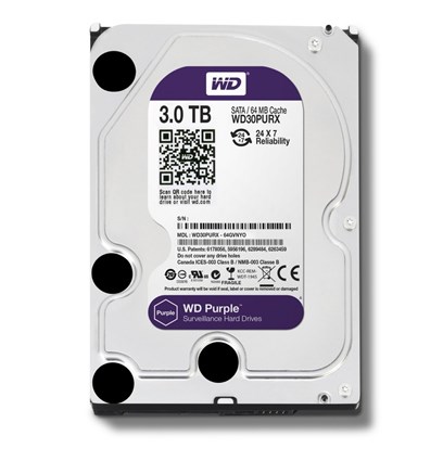 WD HDD Purple 3TB 3.5"