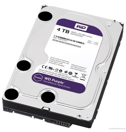 WD HDD Purple 4TB 3.5"